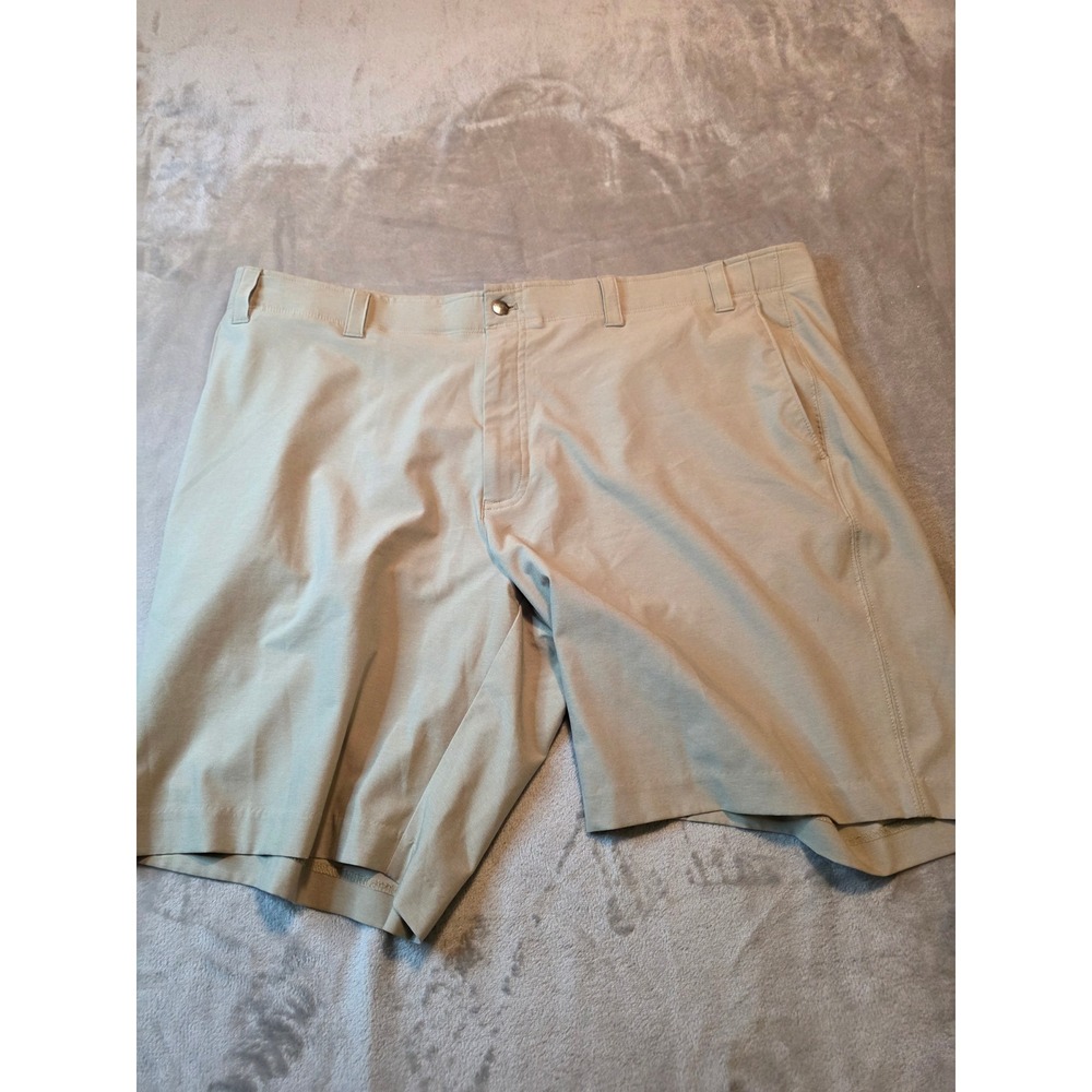 Callaway Golf Shorts Mens 42 Khaki Tan Flat Front Performance Activewear